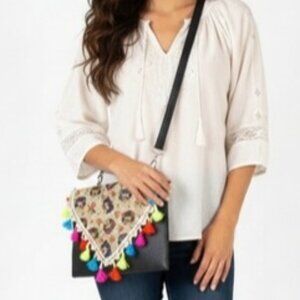 Frida Kahlo Mexican Artesanal Crossbody/Cl…